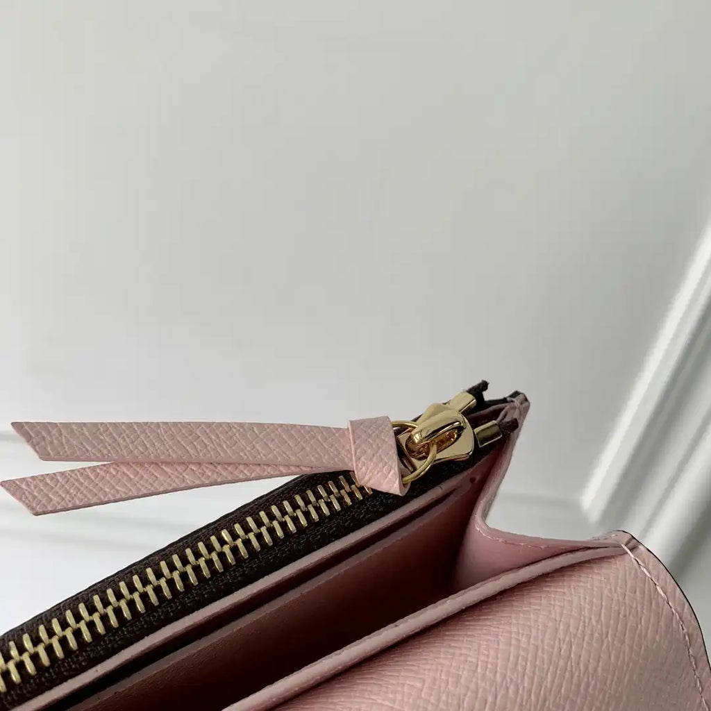 Louis Vuitton LV M41939 Rosalie Coin Purse Gold Pink