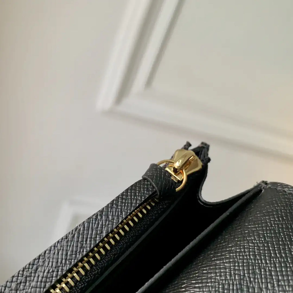 Louis Vuitton LV M41939 Rosalie Coin Purse Monogram Gold Black