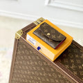 Louis Vuitton LV M41939 Rosalie Coin Purse Gold Red