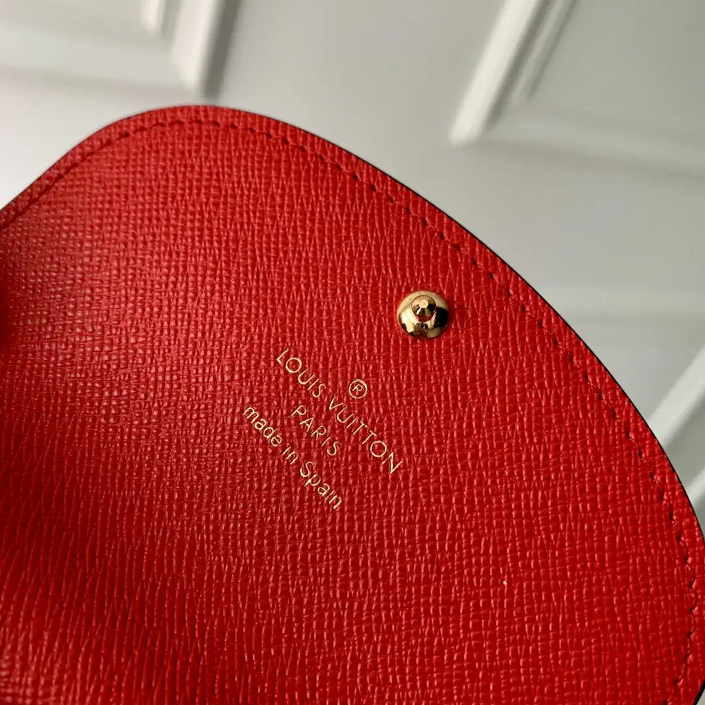 Louis Vuitton LV M41939 Rosalie Coin Purse Gold Red