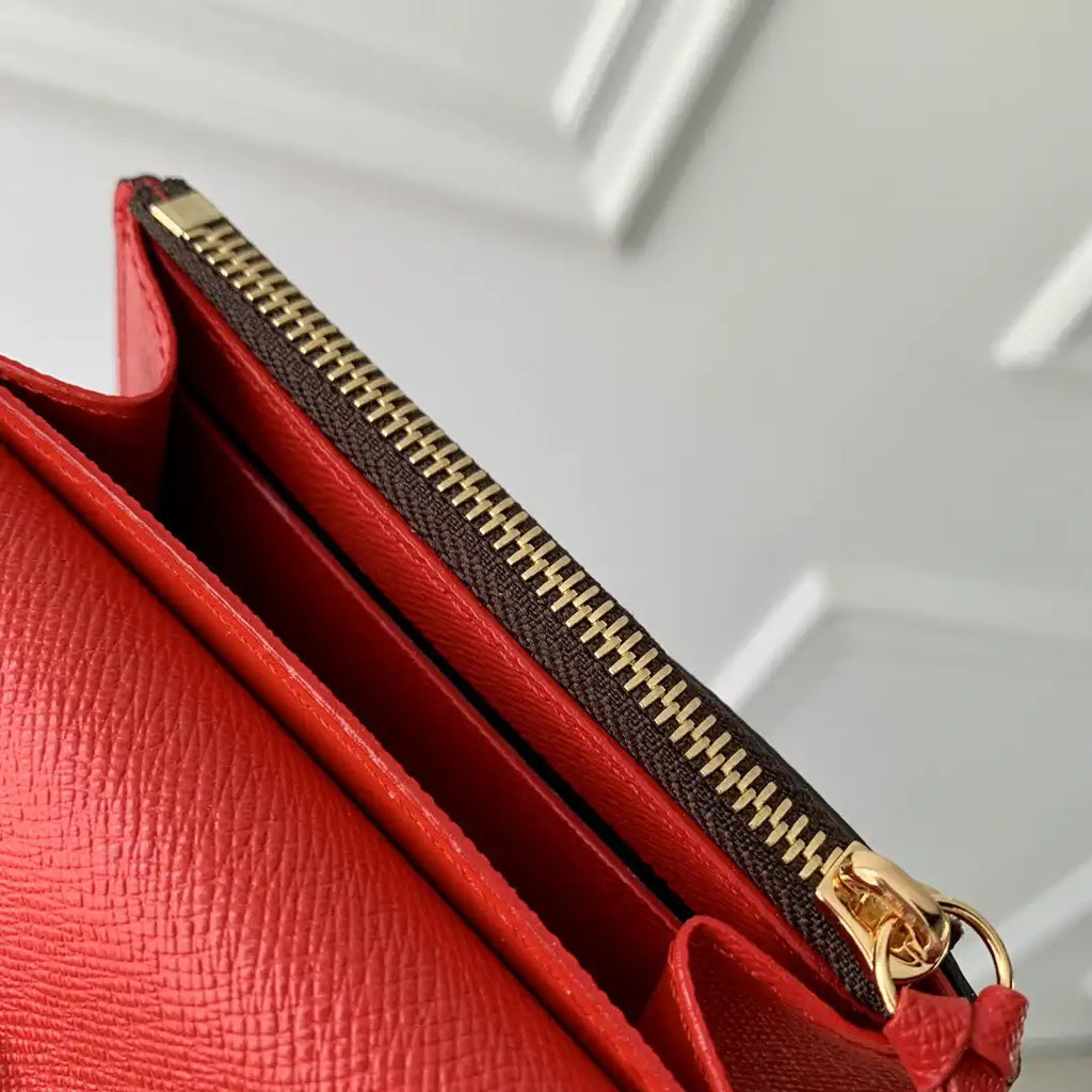 Louis Vuitton LV M41939 Rosalie Coin Purse Gold Red
