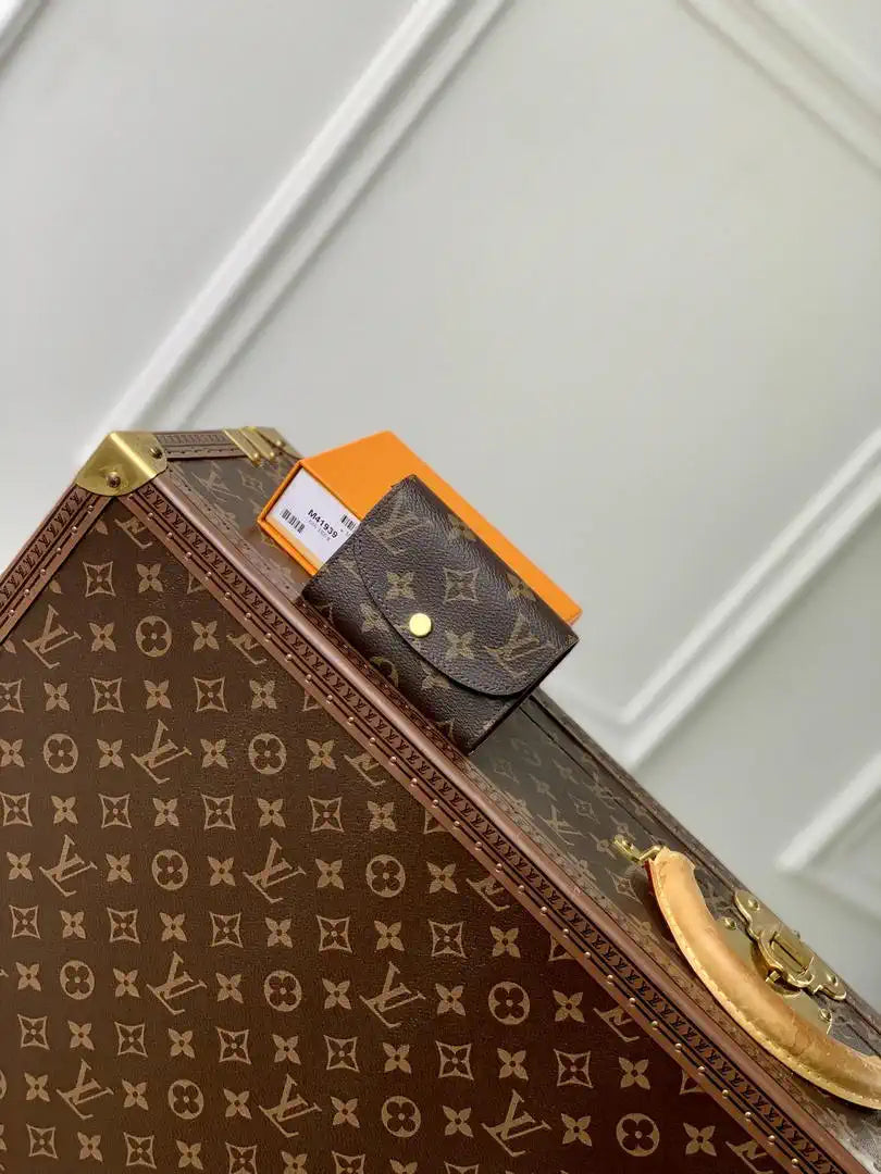 Louis Vuitton LV M41939 Rosalie Coin Purse Gold Red