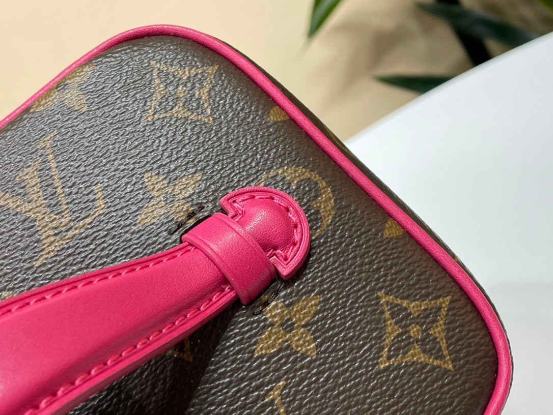 Louis Vuitton LV M44495 Nice Mini Vanity Case Monogram canvas Rose Red - Default Title - View 6