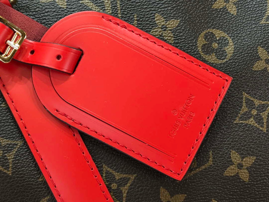 Louis Vuitton LV M44740 Keepall Bandouliere 50 Monogram Bag Red