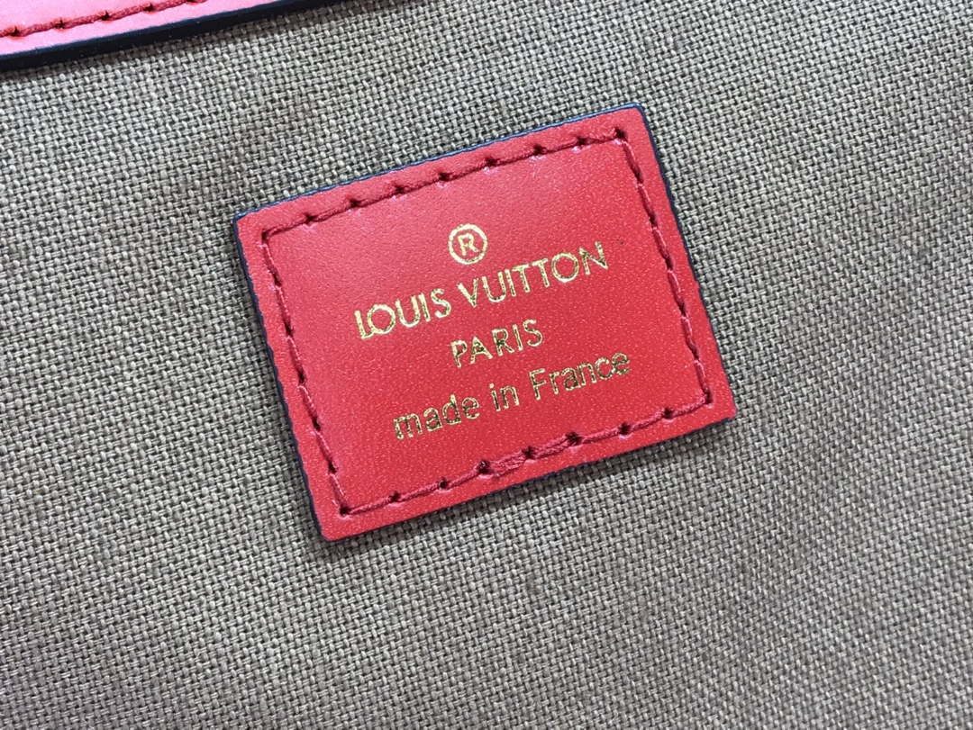 Louis Vuitton LV M44740 Keepall Bandouliere 50 Monogram Bag Red