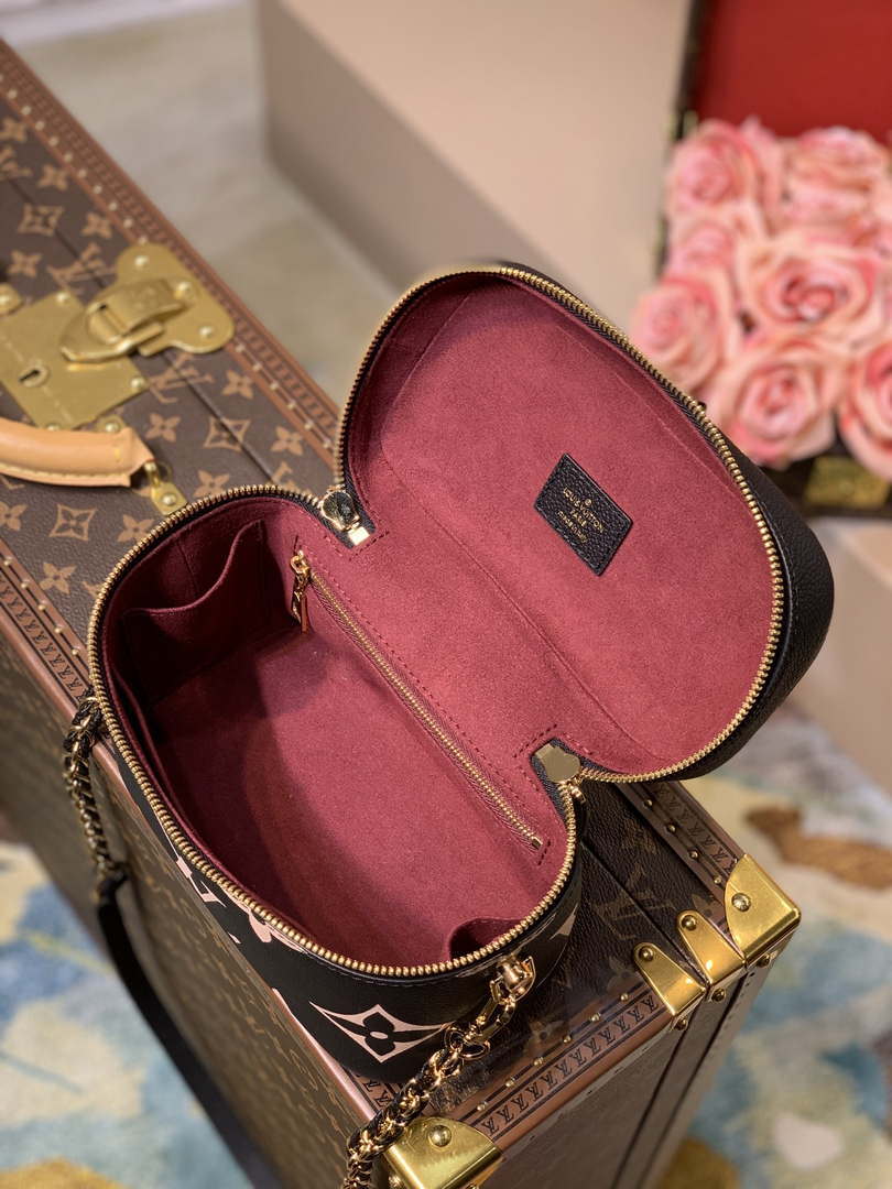 Louis Vuitton LV M45780 Nice Mini Vanity Case Monogram canvas Black Cream - Default Title - View 8
