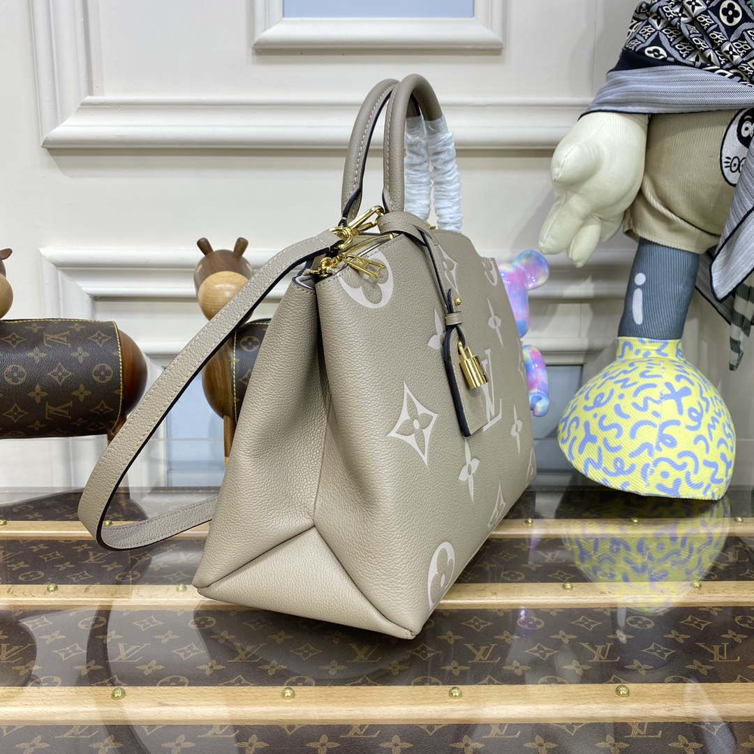 Louis Vuitton LV M45833 Grand Palais Monogram empreinte Gray and Beige - Default Title - View 3