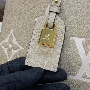 Louis Vuitton LV M45833 Grand Palais Monogram empreinte Gray and Beige - Default Title - View 5