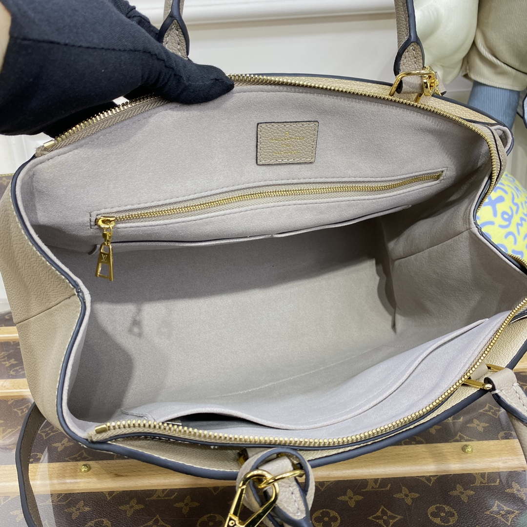 Louis Vuitton LV M45833 Grand Palais Monogram empreinte Gray and Beige - Default Title - View 9