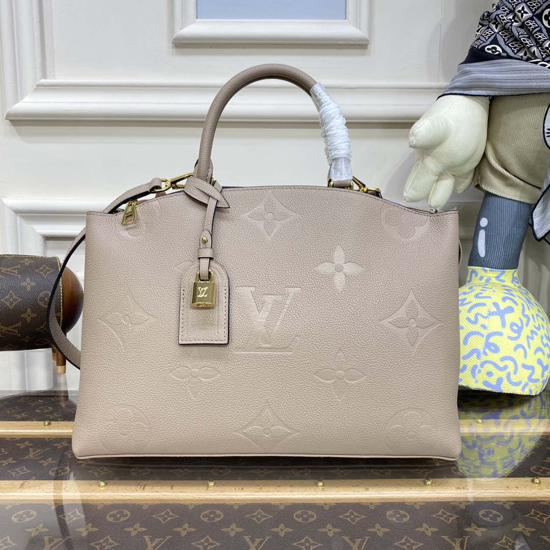 Louis Vuitton LV M45833 Grand Palais Monogram empreinte Tourterelle Gray - Default Title - View 1