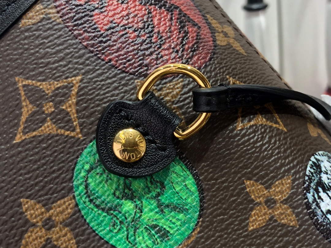 Louis Vuitton LV M45923 Neverfull MM Monogram Cameo printed canvas - Default Title - View 7