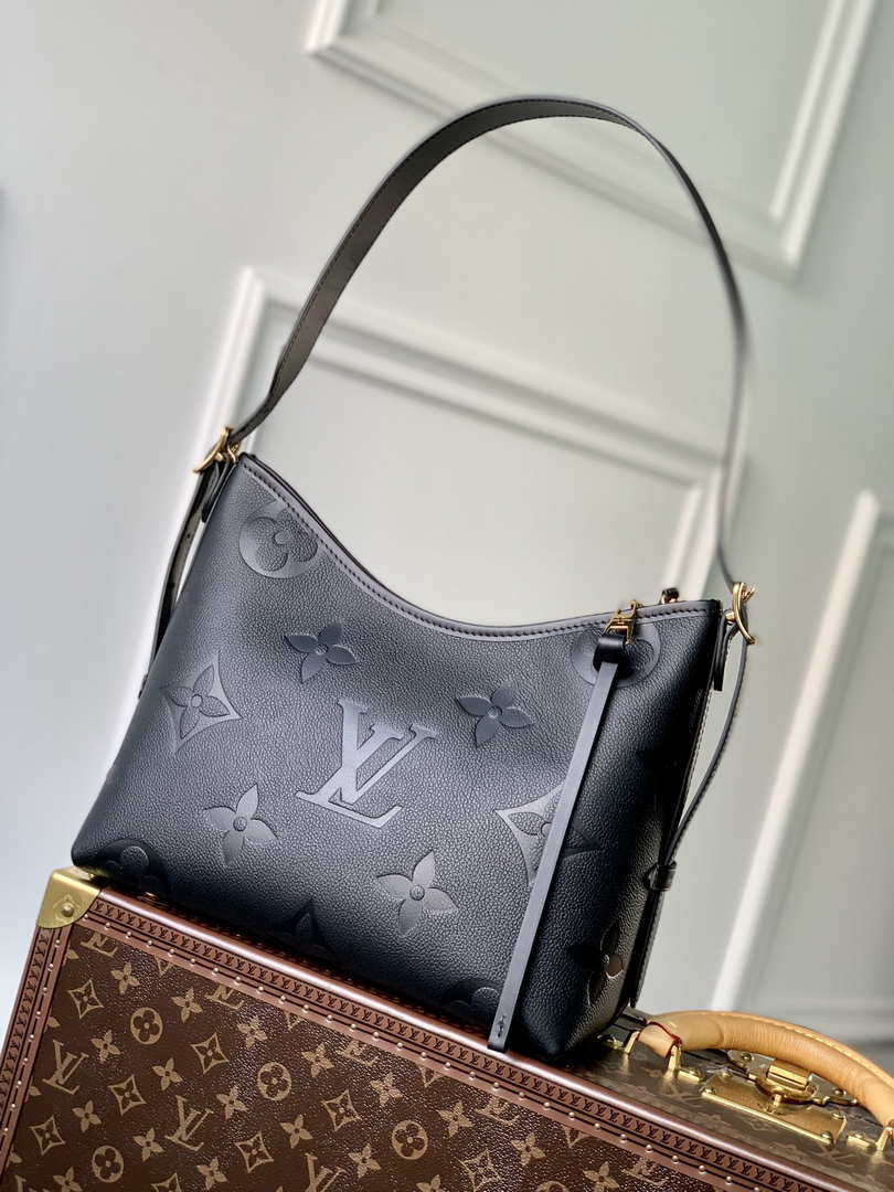 Louis Vuitton LV M46288 Carryall PM monogram M46293 Black