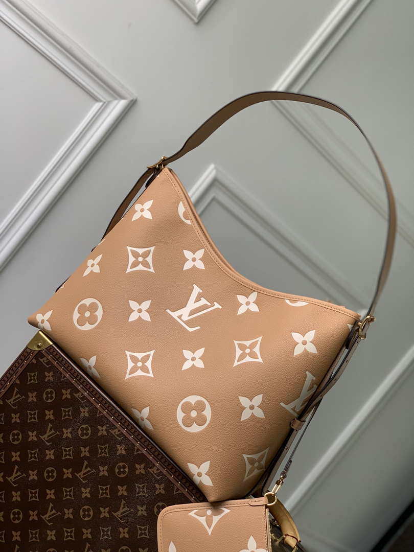 Louis Vuitton LV M46289 Carryall MM monogram M46292 Brown and Yellow - Default Title - View 2