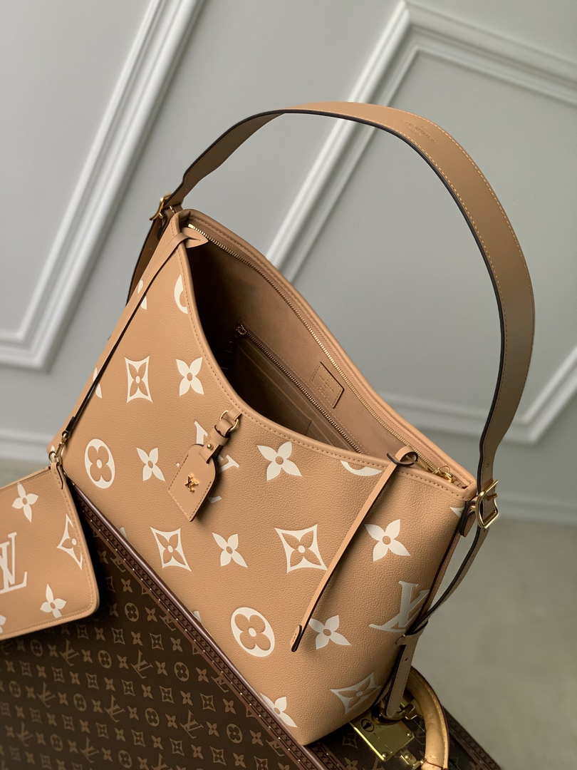 Louis Vuitton LV M46289 Carryall MM monogram M46292 Brown and Yellow - Default Title - View 7