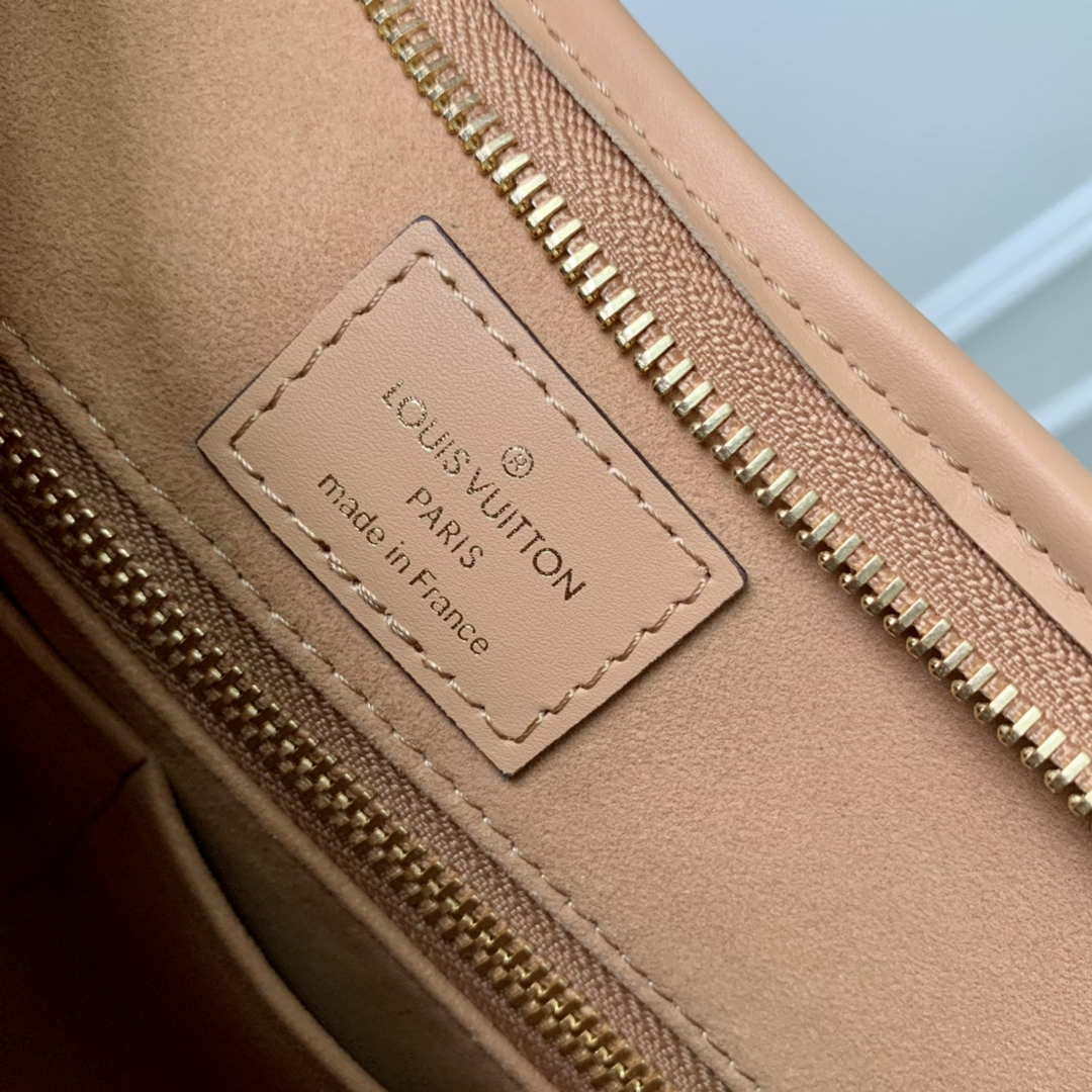 Louis Vuitton LV M46289 Carryall MM monogram M46292 Brown and Yellow - Default Title - View 8