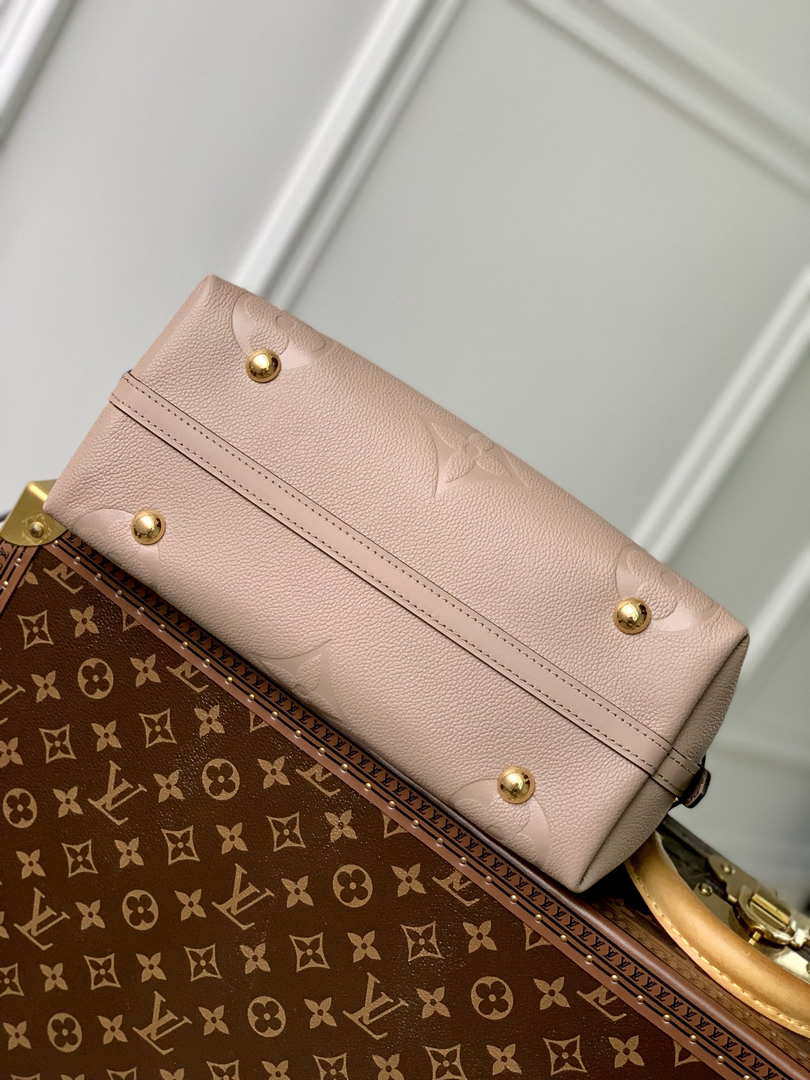 Louis Vuitton LV M46292 Carryall PM Monogram Tourterelle Gray - Default Title - View 4