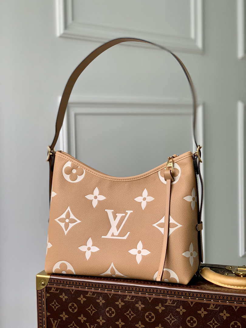 Louis Vuitton LV M46293 Carryall PM monogram M46293 Brown and Yellow - Default Title - View 2