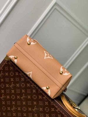 Louis Vuitton LV M46293 Carryall PM monogram M46293 Brown and Yellow - Default Title - View 4