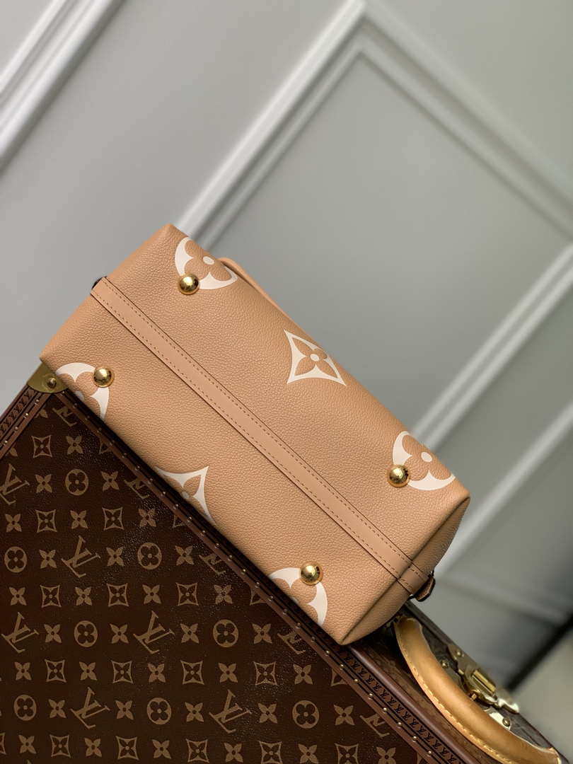 Louis Vuitton LV M46293 Carryall PM monogram M46293 Brown and Yellow - Default Title - View 4