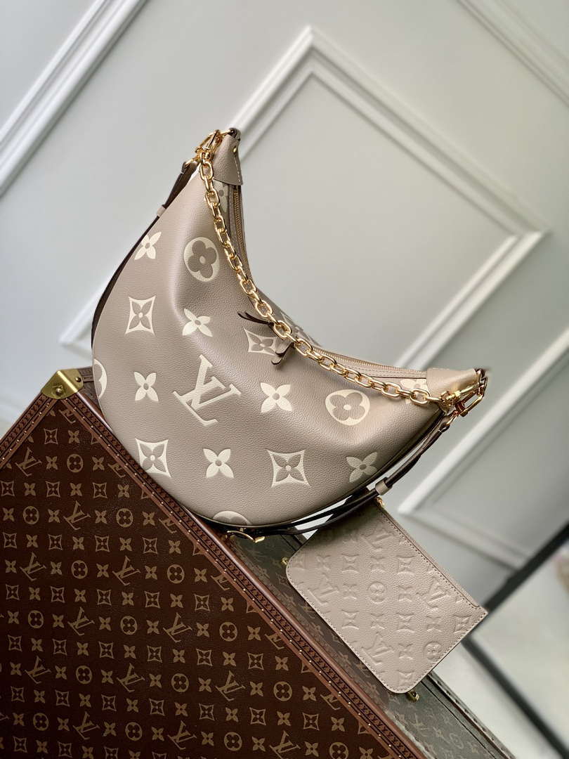 Louis Vuitton LV M46738 Loop Hobo Bag Bicolor Monogram - Default Title - View 1