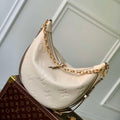 Louis Vuitton LV M46739 Loop Hobo Bag Monogram Empreinte Beige - Default Title - View 1
