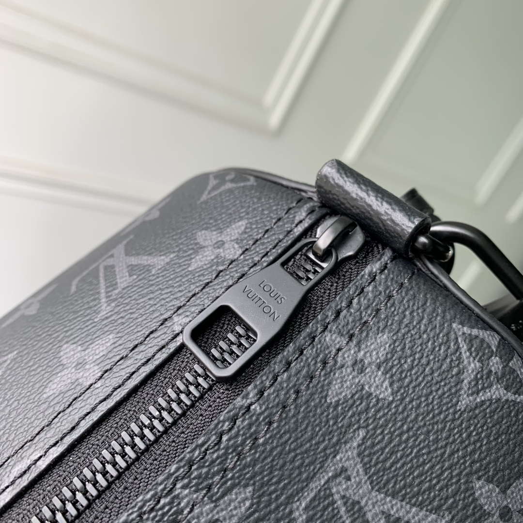 Louis Vuitton LV M46796 Soft Polochon MM Monogram Eclipse - Default Title - View 5