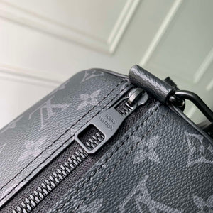 Louis Vuitton LV M46796 Soft Polochon MM Monogram Eclipse - Default Title - View 5