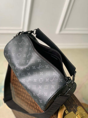 Louis Vuitton LV M46796 Soft Polochon MM Monogram Eclipse - Default Title - View 7