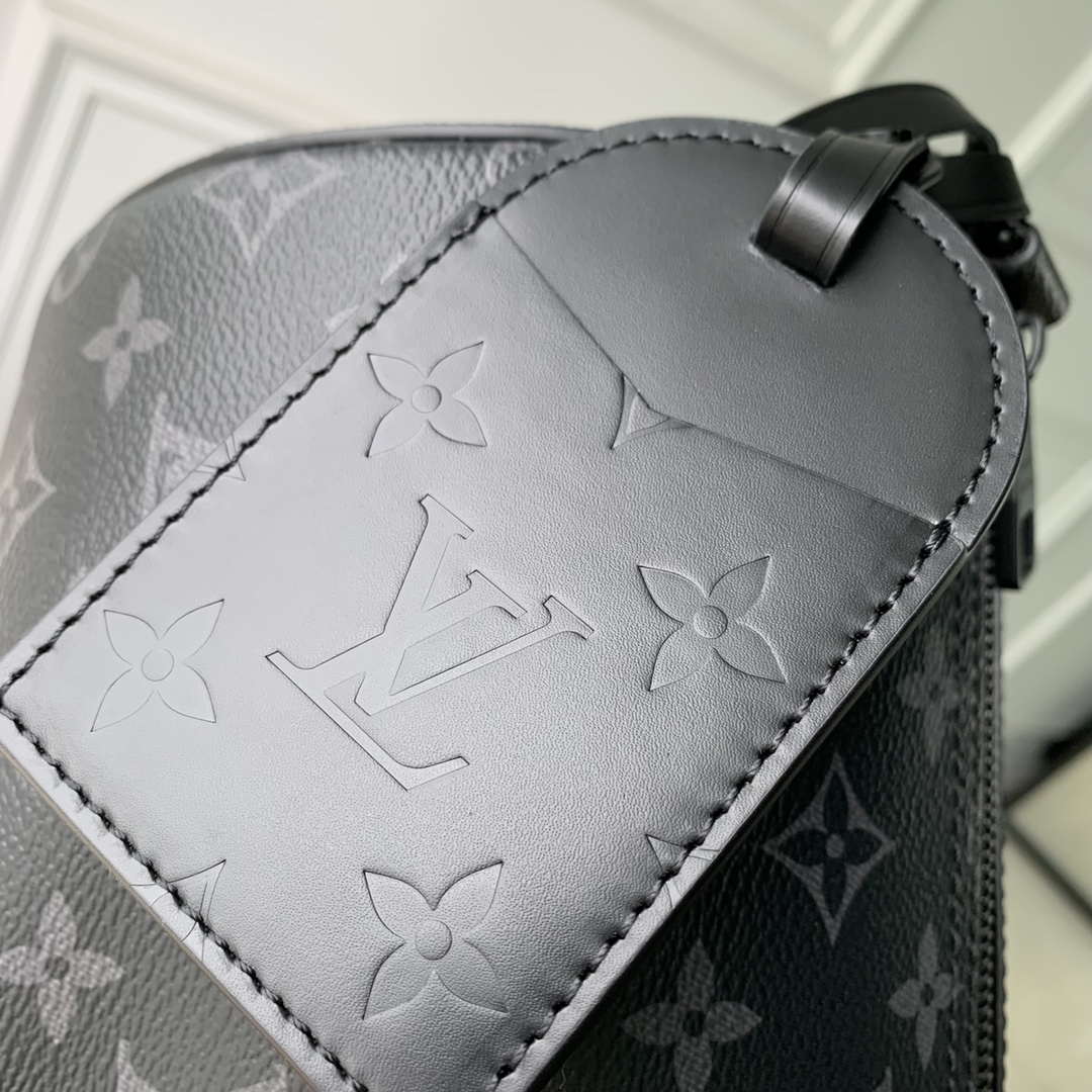 Louis Vuitton LV M46796 Soft Polochon MM Monogram Eclipse - Default Title - View 9