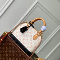Louis Vuitton  LV M46922 Monogram Dune Alma BB Bag White & Black