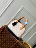 Louis Vuitton  LV M46922 Monogram Dune Alma BB Bag White & Black