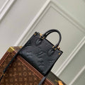 Louis Vuitton LV M46993 OnTheGo BB Handbag Monogram Empreinte Black - Default Title - View 1