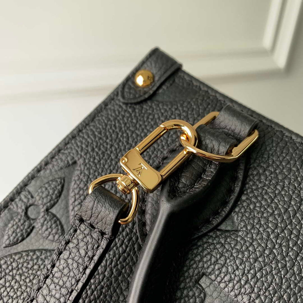 Louis Vuitton LV M46993 OnTheGo BB Handbag Monogram Empreinte Black