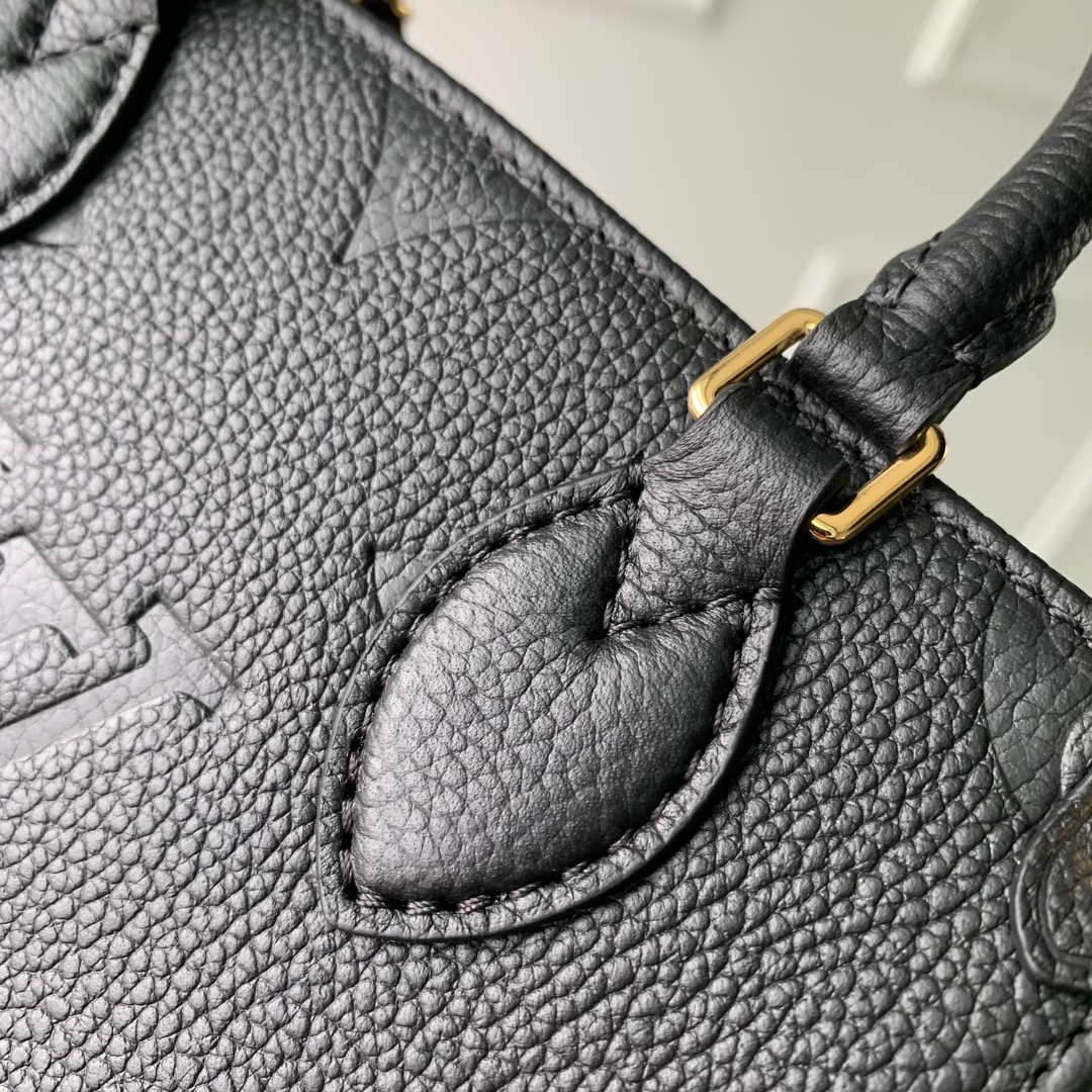 Louis Vuitton LV M46993 OnTheGo BB Handbag Monogram Empreinte Black - Default Title - View 8