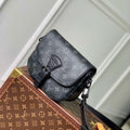 Louis Vuitton LV M47060 Montsouris Messenger PM Monogram Eclipse Canvas - Default Title - View 1
