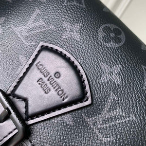 Louis Vuitton LV M47060 Montsouris Messenger PM Monogram Eclipse Canvas - Default Title - View 5