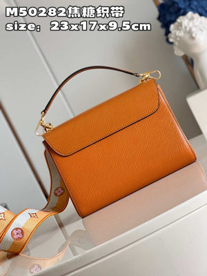 Louis Vuitton LV M50282 Twist MM Bag Epi Gold Cipango Beige - Default Title - View 5