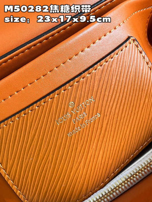 Louis Vuitton LV M50282 Twist MM Bag Epi Gold Cipango Beige - Default Title - View 9