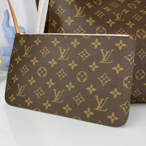 Louis Vuitton LV M50366 Neverfull MM Monogram?Canvas Cerise Pink - Default Title - View 4