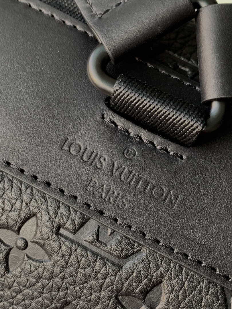 Louis Vuitton LV M55699 Christopher Backpack Taurillon Monogram N41379 Black - Default Title - View 7