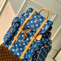 Louis Vuitton LV M55699 P9 Christopher MM Backpack Blue