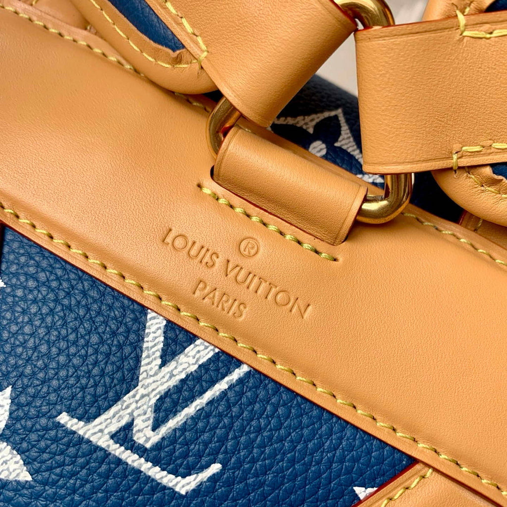 Louis Vuitton LV M55699 P9 Christopher MM Backpack Blue