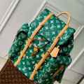 Louis Vuitton LV M55699 P9 Christopher MM Backpack Green