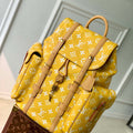 Louis Vuitton LV M55699 P9 Christopher MM Backpack Yellow