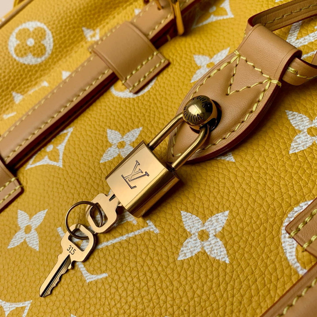 Louis Vuitton LV M55699 P9 Christopher MM Backpack Yellow