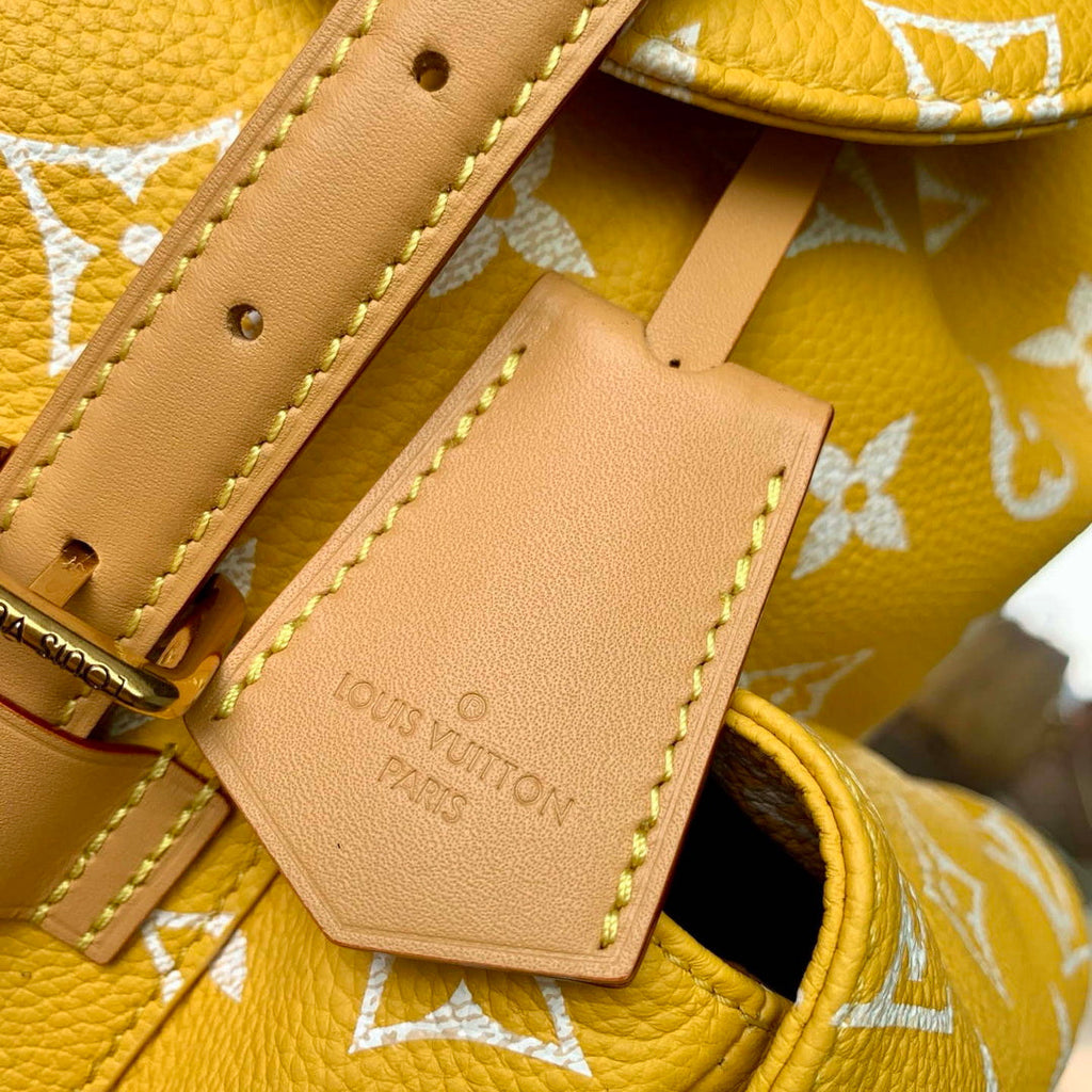 Louis Vuitton LV M55699 P9 Christopher MM Backpack Yellow