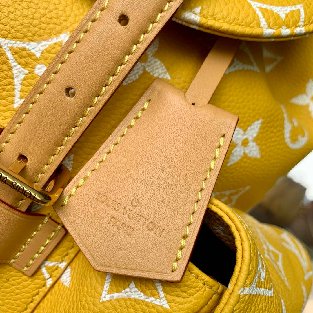 Louis Vuitton LV M55699 P9 Christopher MM Backpack Yellow
