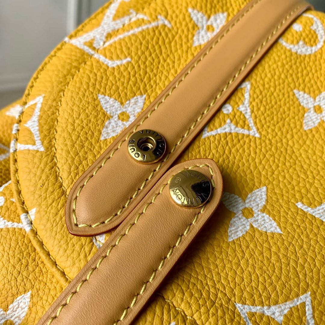 Louis Vuitton LV M55699 P9 Christopher MM Backpack Yellow