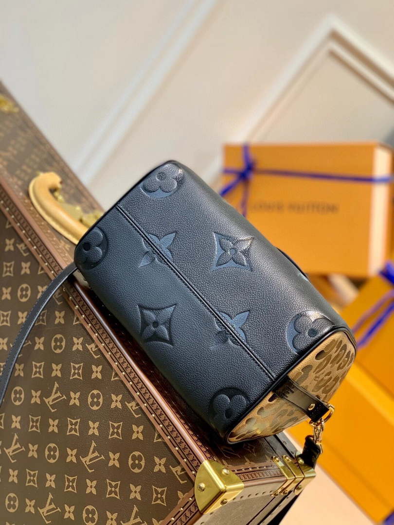 Louis Vuitton LV M58524 Speedy Bandouliere 25 Handbag Black