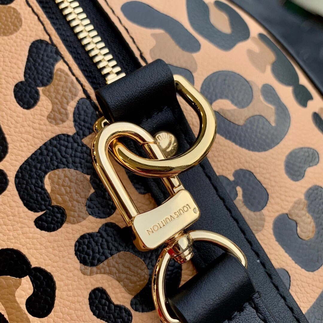 Louis Vuitton LV M58524 Speedy Bandouliere 25 Handbag Black